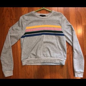SOLD - Striped Crewneck